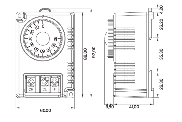 Rainbow PTSC-090C Series - Thermostat In Enclosure - Dpstar Group