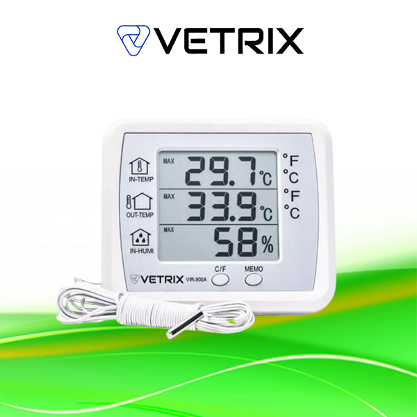 Vetrix ~ Indoor & Outdoor Thermo Hygrometer