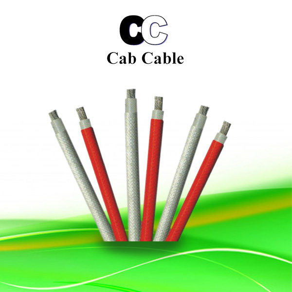 Cab Cable ~ Silicone Rubber Insulation Braided Wire